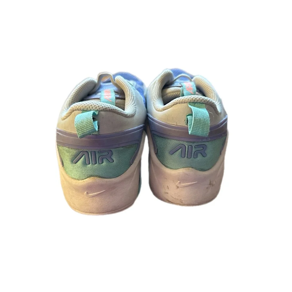 Nike‎ Air Max Kids Shoes Toddler Size 2Y Blue Teal Lace Up Sneakers